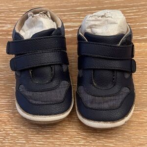 Robeez Navy and Tan Kids Sneakers